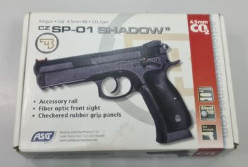 Б/в Пістолет пневматичний Asg cz 75 sp-01 shadow 01-200835607