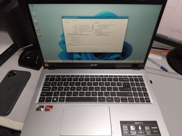 Б/в Ноутбук Acer 15/ryzen 3 7320u ddr5/8gb ddr2/hdd *відсутній/ssd 480 gb/radeon r5 m230 01-200851630