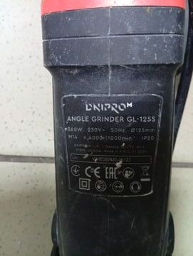 Б/в Кутова шліфмашина Dnipro-M gl-125s 01-200866848