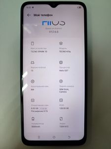 Б/у Мобильный телефон Tecno spark 10 8/128gb 01-200888199