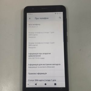 Б/у Мобільний телефон Zte blade l9 1/32gb 01-200895792