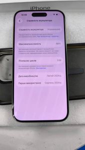 Б/у Мобільний телефон Apple iphone 15 pro 256gb 01-200908039