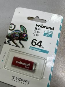 Б/у Usb флеш накопичувач Wibrand 64gb 01-200918219