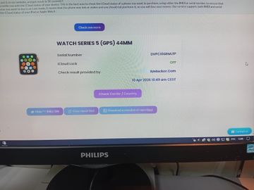 Б/в Смарт-годинник Apple watch series 5 gps 44mm aluminium case 01-200919620