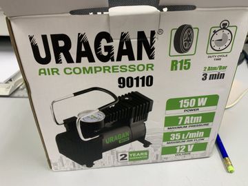 Б/у Автомобильный компрессор Uragan 90110 01-200918653