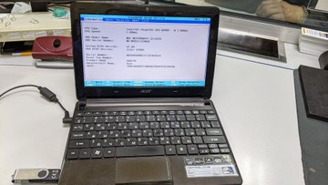 Б/в Ноутбук Acer 11.6/atom n2600/ram 2gb/hdd 320gb/інтегрована 01-200936744