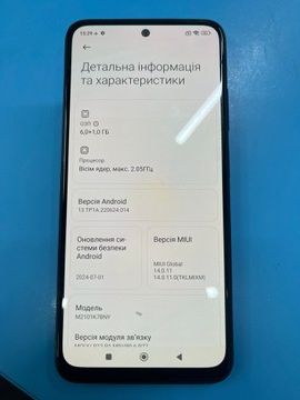 Б/в Мобільний телефон Xiaomi redmi note 10s 6/64gb 01-200939029