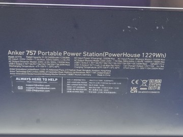Б/в Зарядна станція Anker 757 powerhouse 1229wh 1500w 01-200902735