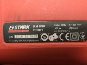 Б/в Перфоратор Stark rh 950 01-200995504