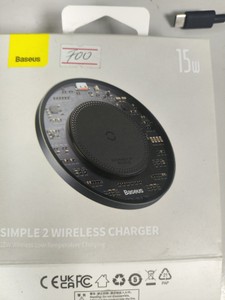 Б/в Бездротова зарядка Baseus simple2 01-201011549