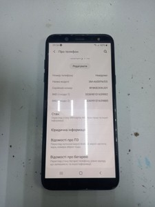 Б/у Мобільний телефон Samsung sm-a600fn galaxy a6 duos 01-201032357