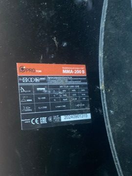 Б/в Зварювальний апарат Proton mma-200b igbt 01-201064827