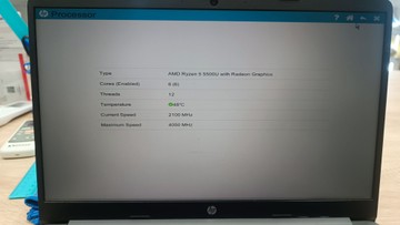 Б/в Ноутбук Hp 15/ryzen 5 5500u ddr4/12gb ddr4/hdd *відсутній/ssd 512 gb/*інтегрована 01-201096287