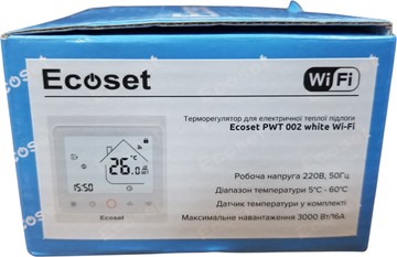 Б/в Терморегулятор Ecoset pwt-002 01-201075574