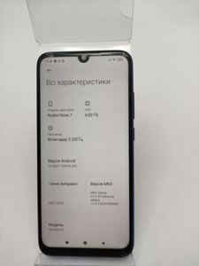Б/в Мобільний телефон Xiaomi redmi note 7 4/128gb 01-201118315