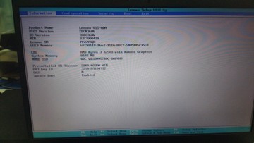 Б/в Ноутбук Lenovo 17/ryzen 3 3250u ddr4/8gb ddr4/hdd 500 gb/ssd *відсутній/*інтегрована 01-201146340