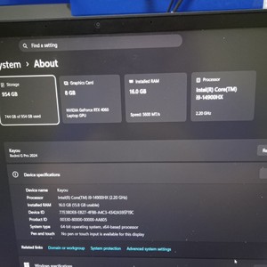 Б/в Ноутбук Xiaomi 15/core i9-14900hx ddr5/16gb ddr5/hdd *відсутній/ssd 1000 gb/geforce rtx4060 8gb 01-201150003