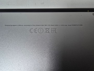 Б/в Ноутбук Apple macbook air a1466 2017 13,3" core i5 1,8ghz/ram8gb/ssd128gb/intel hd graphics 6000 01-201154629