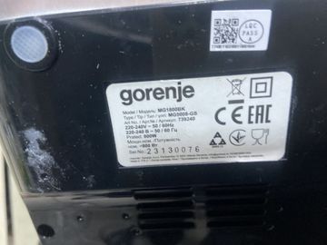 01-200632268: Gorenje mg1800bk