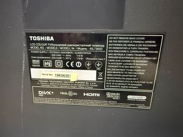 Б/в Телевізор Toshiba 40l7363d 01-200805360