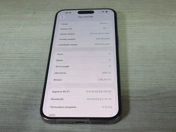 Б/у Мобильный телефон Apple iphone 15 pro max 256gb 01-200833151