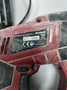 Б/у Перфоратор Einhell te-hd 18 в li solo 01-200835130