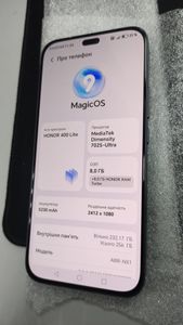 Б/у Мобильный телефон Honor 400 lite 8/256gb 01-200850786