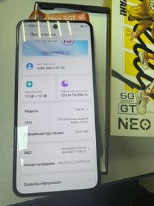 Б/в Мобільний телефон Zte nubia neo 3 gt 5g 12/256gb 01-200858588