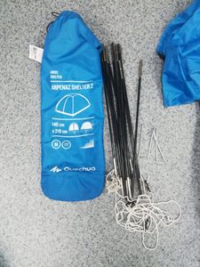 Б/в Намет туристичний Quechua arpenaz 4.2 shelter 2 140cm-210cm 01-200865729