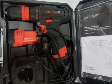 Б/в Шурупокрут Dnipro-M cd-12q 2 акб зп 01-200901534