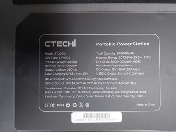 Б/у Зарядная станция Ctechi st2000 2073wh 01-200913121