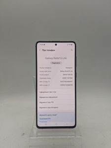 Б/у Мобільний телефон Samsung galaxy note 10 lite sm-n770f 6/128gb 01-200912382
