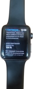 Б/у Смарт-часы Apple watch series 3 gps 42mm aluminium case 01-200926924