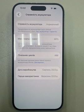 Б/в Мобільний телефон Apple iphone 15 pro 1tb esim 01-200935651