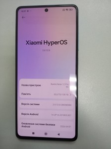Б/у Мобільний телефон Xiaomi redmi note 12 pro 5g 6/128gb 01-200972471