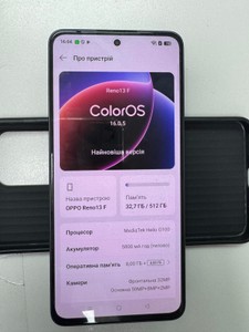 Б/в Мобільний телефон Oppo reno13 f 4g 8/512gb 01-200995221