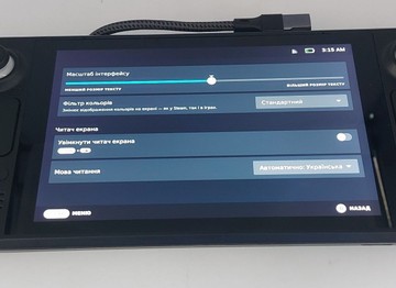 Б/в Ігрова приставка Valve steam deck 256 gb 01-201033830