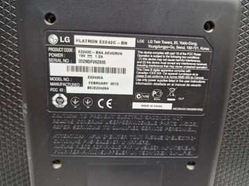 Б/у Монитор Lg e2242 01-201100965