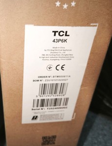 Б/в Телевізор Tcl 43p6k 01-201158513