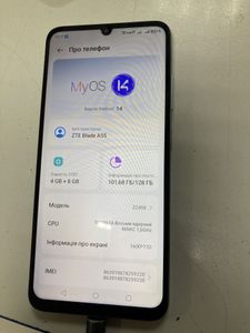 01-200758012: Zte blade a55 4/128gb