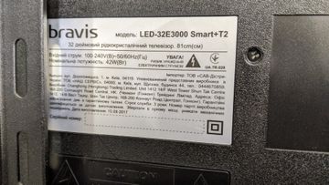 Б/у Телевизор Bravis led-32e3000 smart+t2 01-200798184