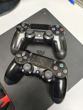 Б/в Ігрова приставка Sony playstation 4 slim 500gb / 2 геймпади 01-200801405
