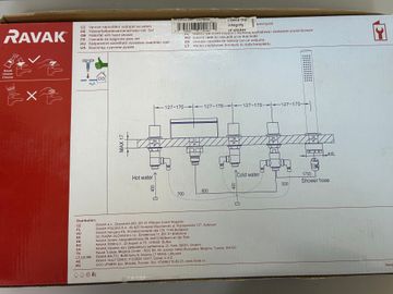 Б/в Змішувач Ravak wf 025.00 01-200848837