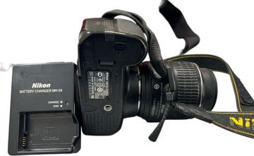 Б/в Фотоапарат Nikon d3100 kit / af-s nikkor 18-55mm f:3,5-5,6g vr dx 01-200860208