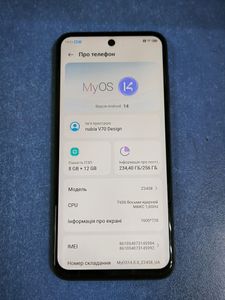 Б/у Мобильный телефон Zte nubia v70 design 8/256gb 01-200871967