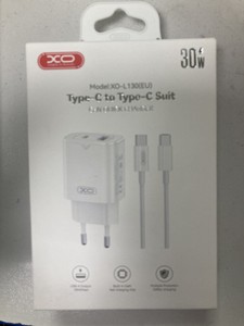 Б/в Мережевий зарядний пристрій Xo l130 + type c 01-200940025
