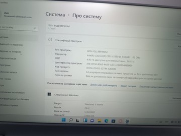 Jumper 13/celeron n3350 ddr3/4gb ddr3/hdd *відсутній/ssd 128 gb/*інтегрована