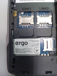 Б/в Мобільний телефон Ergo e242 01-200947297