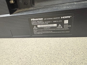 Б/в Телевізор Hisense 40b6700pa 01-201011697