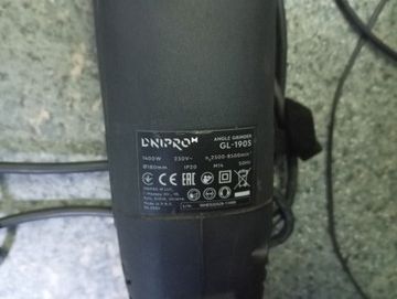 Б/в Кутова шліфмашина Dnipro-M gl-190s 01-201051544